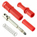 CT3201-2 by Cal Test Electronics - CONNECTOR BANANA PLUG SOLDERLESS RED