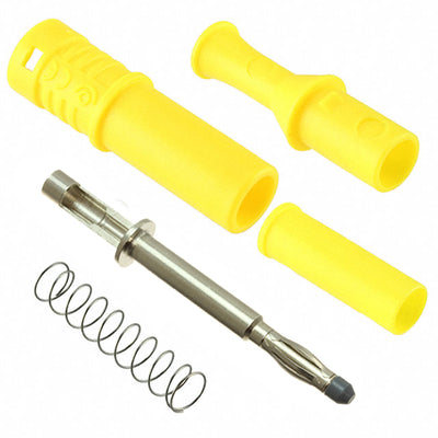 CT3201-S-4 by Cal Test Electronics - CONNECTOR BANANA PLUG SOLDER YELLOW
