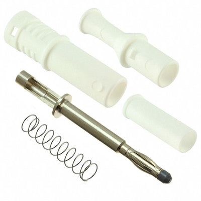 CT3201-S-9 by Cal Test Electronics - CONNECTOR BANANA PLUG SOLDER WHITE