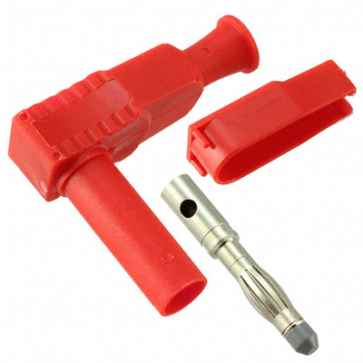 CT3203-2 by Cal Test Electronics - CONNECTOR BANANA PLUG SOLDERLESS RED