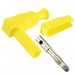CT3203-4 by Cal Test Electronics - CONNECTOR BANANA PLUG SLDRLESS YELLOW