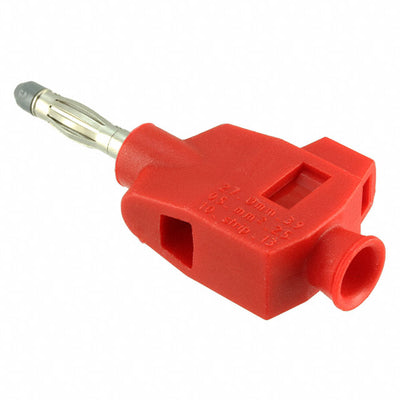 CT3249-2 by Cal Test Electronics - CONNECTOR BANANA PLUG SOLDERLESS RED