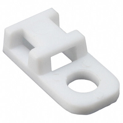 CTAP110M4 by HellermannTyton - CABLE TIE HLDR SGL SCREW #10 WHT