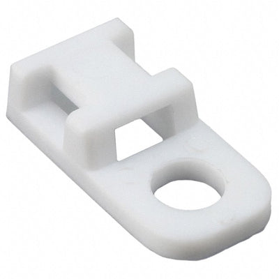 CTAM210C2 by HellermannTyton - CABLE TIE HLDR SGL SCREW #10 WHT