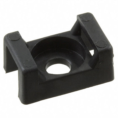 CTM00M4 by HellermannTyton - CABLE TIE HLDR DUAL SCREW #6 BLK