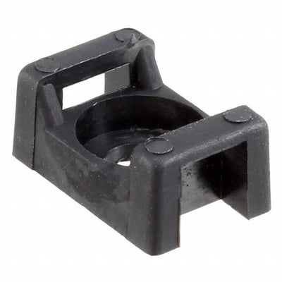 CTM10C2 by HellermannTyton - CABLE TIE HLDR DUAL SCREW #8 BLK