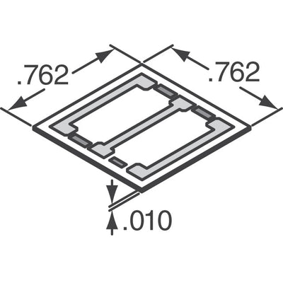 CTR10001FFKGANHWT by Vishay Electro-Films - RESISTOR NETWORK 2 RES 10K OHM 0303