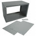 CU-1099 by Bud Industries - CABINET STEEL GRAY 9""L X 6""W