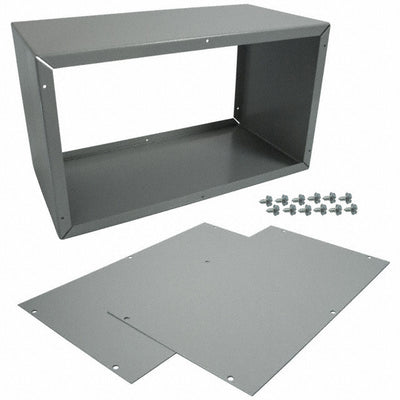 CU-1124 by Bud Industries - CABINET STEEL GRAY 12""L X 7""W