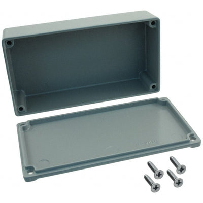 CU-124-G by Bud Industries - BOX ALUM GRAY 4.375""L X 2.375""W