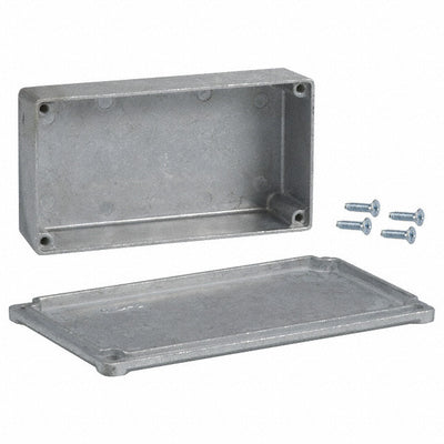 CU-124 by Bud Industries - BOX ALUM NAT 4.375""L X 2.375""W