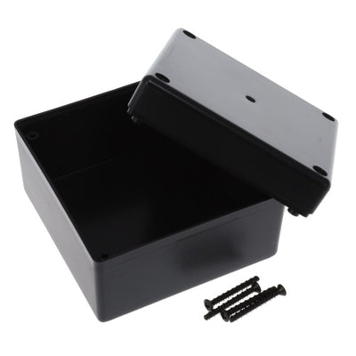 CU-1472 by Bud Industries - BOX ABS BLACK 3.102""L X 3.102""W