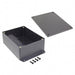 CU-3283-MB by Bud Industries - BOX ABS BLACK 6.112""L X 4.612""W