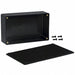 CU-3284 by Bud Industries - BOX ABS BLACK 7.612""L X 4.612""W