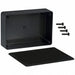CU-389 by Bud Industries - BOX ABS BLACK 5.072""L X 3.572""W
