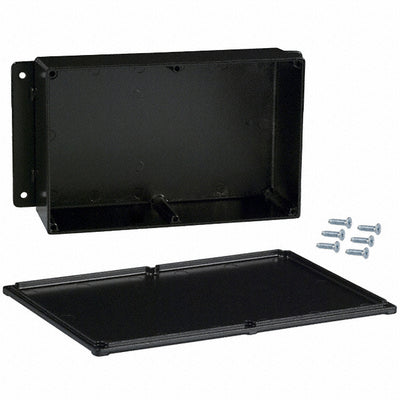 CU-4247-B by Bud Industries - BOX ALUM BLACK 7.390""L X 4.703""W