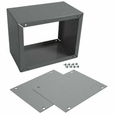 CU-728 by Bud Industries - CABINET STEEL GRAY 4""L X 5""W