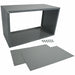 CU-882 by Bud Industries - CABINET STEEL GRAY 15""L X 9""W