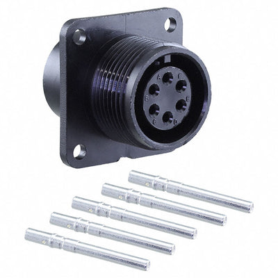 CXC3102A14S6S by Conxall/Switchcraft - CONNECTOR RECPT FMALE 6P SILVER CRIMP