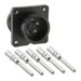 CXC3102A14S5P by Conxall/Switchcraft - CONNECTOR RECPT MALE 5POS SILVER CRIMP