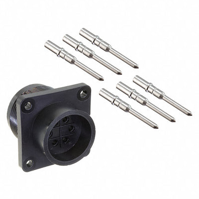CXC3102A1812P by Conxall/Switchcraft - CONNECTOR RECPT MALE 6POS SILVER CRIMP