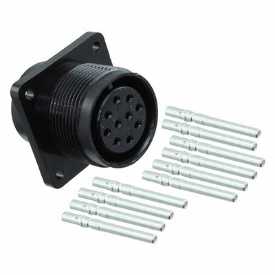CXC3102A1819S by Conxall/Switchcraft - CONNECTOR RECPT FMALE 10P SILVER CRIMP