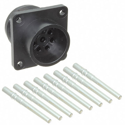 CXC3102A188S by Conxall/Switchcraft - CONNECTOR RECPT FMALE 8P SILVER CRIMP