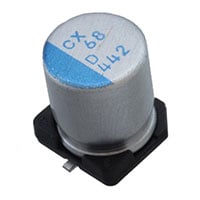 PCX1H100MCS1GS by Nichicon - ALUMIN CAP POLY 10UF 20% 50V SMD