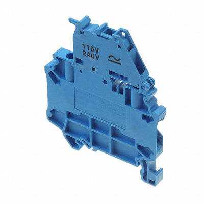 CYF4L110-240V/BU by Altech Corporation - DIN TERM BLK SCREW FUSE LED