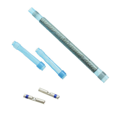 D-150-0175 by TE Connectivity Aerospace, Defense and Marine - SLDR SLEEVE WIRE-WIRE 0.197"" BLU