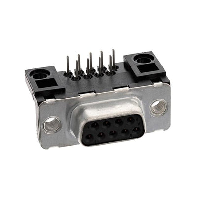 D09S13A4PL00LF by Amphenol ICC (FCI) - CONNECTOR D-SUB RCPT 9POS R/A SLDR