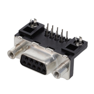 D09S13A6GV00LF by Amphenol ICC (FCI) - CONNECTOR D-SUB RCPT 9POS R/A SLDR