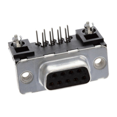 D09S13F6GL00LF by Amphenol ICC (FCI) - CONNECTOR D-SUB RCPT 9POS R/A SLDR
