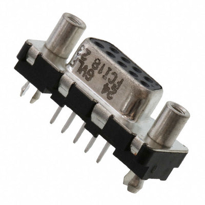 D09S24B6GV00LF by Amphenol ICC (FCI) - CONNECTOR D-SUB RCPT 9POS VERT SLDR