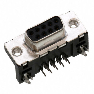 D09S33E4GL00LF by Amphenol ICC (FCI) - CONNECTOR D-SUB RCPT 9POS R/A SLDR