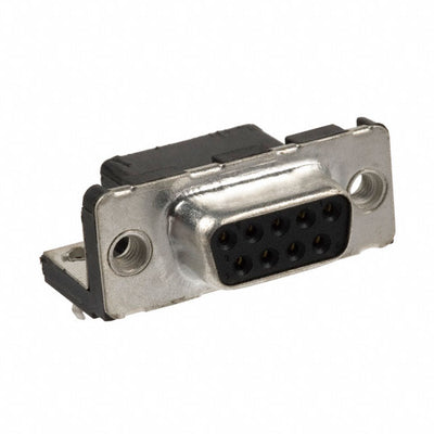 D09S33E4GX00LF by Amphenol ICC (FCI) - CONNECTOR D-SUB RCPT 9POS R/A SLDR