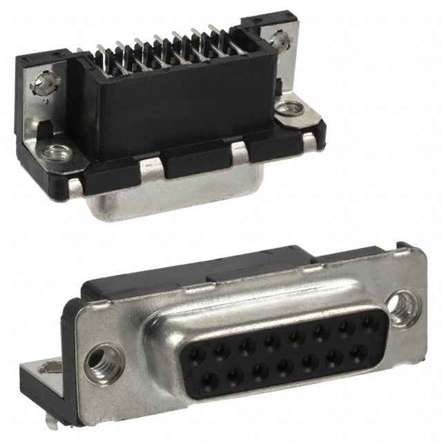 D15S33E4GX00LF by Amphenol ICC (FCI) - CONNECTOR D-SUB RCPT 15POS R/A SLDR