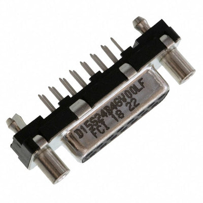D15S24B4GV00LF by Amphenol ICC (FCI) - CONNECTOR D-SUB RCPT 15POS VERT SLDR