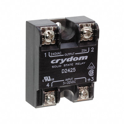 D2425H by Sensata-Crydom - SOLIDSTATE RELAY SPST-NO 25A 24-280V