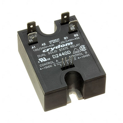 D2440DH by Sensata-Crydom - SOLIDSTATE RELAY SPST-NO 40A 24-280V