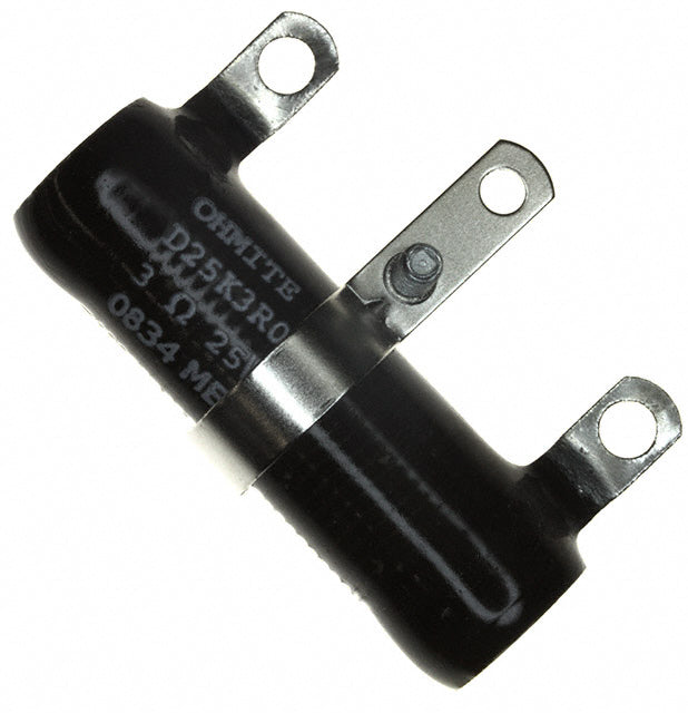 D25K3R0E by Ohmite - ADJ PWR RES 3 OHM 25W CHAS MT