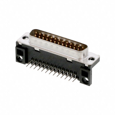 D25P13B4PA00LF by Amphenol ICC (FCI) - CONNECTOR D-SUB PLUG 25POS R/A SLDR