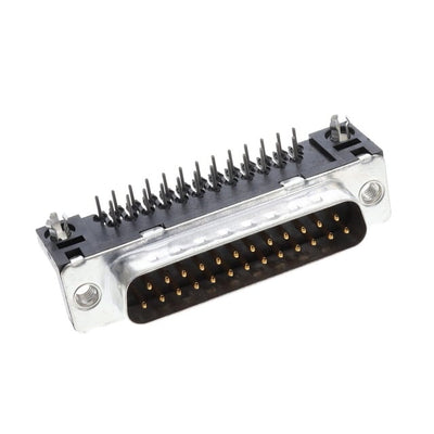 D25P33E4GL00LF by Amphenol ICC (FCI) - CONNECTOR D-SUB PLUG 25POS R/A SLDR