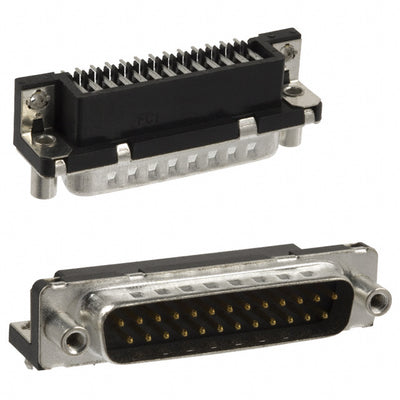 D25P33E4GV00LF by Amphenol ICC (FCI) - CONNECTOR D-SUB PLUG 25POS R/A SLDR