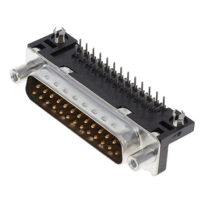 D25P33E6GV00LF by Amphenol ICC (FCI) - CONNECTOR D-SUB PLUG 25POS R/A SLDR