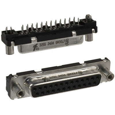 D25S24A4GV00LF by Amphenol ICC (FCI) - CONNECTOR D-SUB RCPT 25POS VERT SLDR