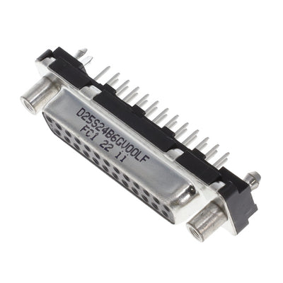 D25S24B6GV00LF by Amphenol ICC (FCI) - CONNECTOR D-SUB RCPT 25POS VERT SLDR