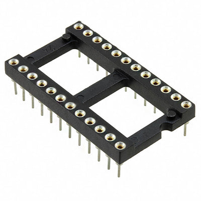 D2824-42 by Harwin Inc. - CONNECTOR IC DIP SOCKET 24POS GOLD