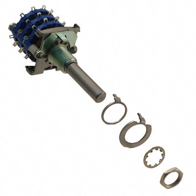 D2D0606N by Electroswitch - SWITCH ROTARY 2-6POS 250MA 115V