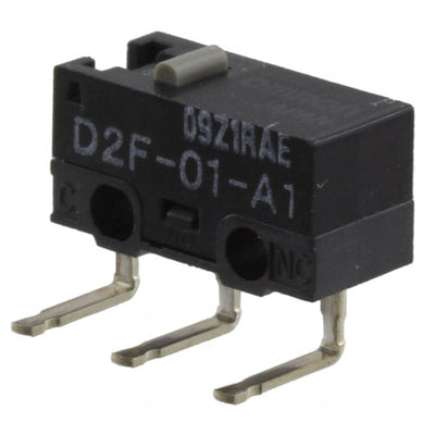 D2F-01-A1 by Omron Electronics Inc-EMC Div - SNAP ACT ION SWITCH SPDT 100MA 30V